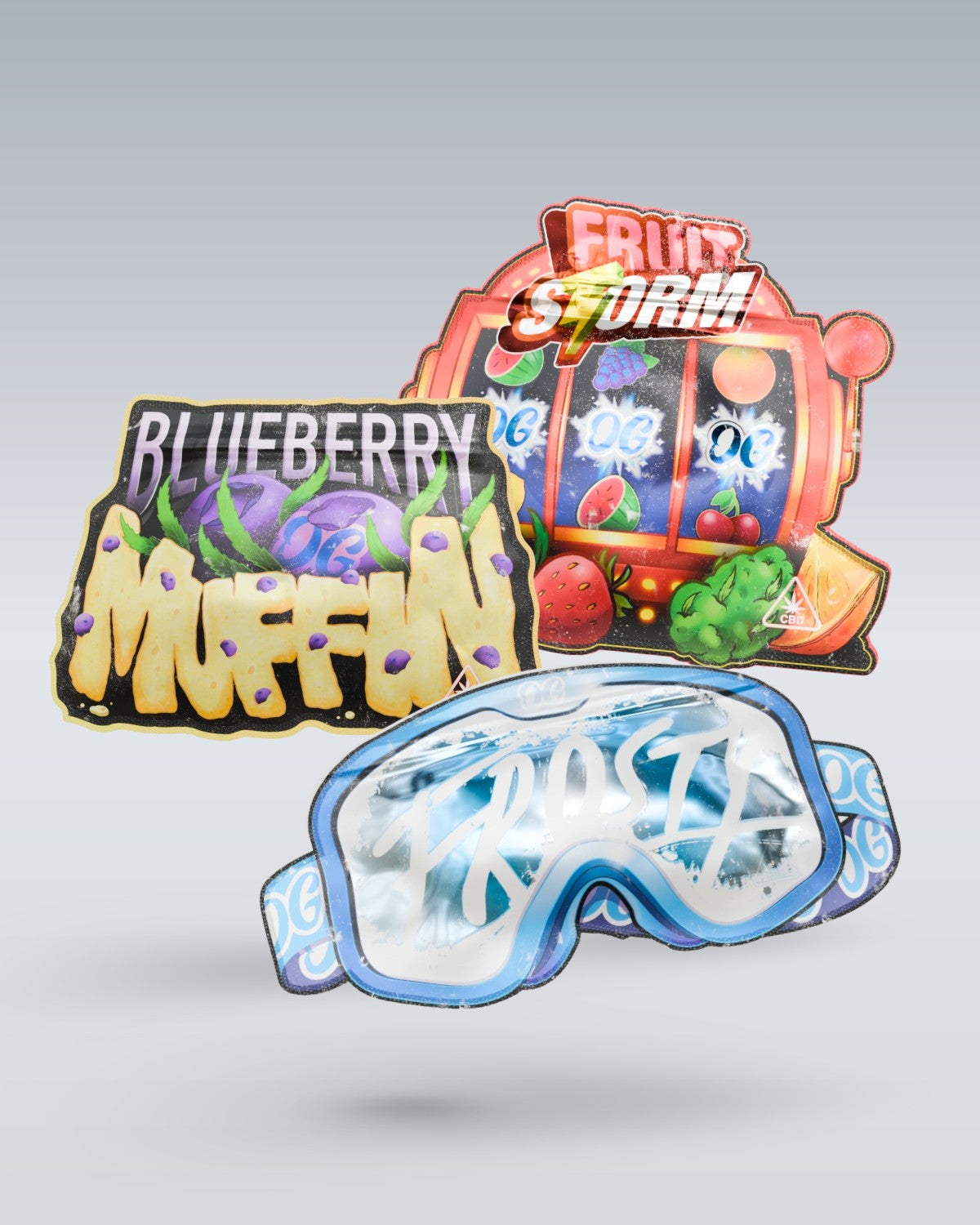 CBD Blüten Probierset | 3 Custom Bags - OnlyGrams