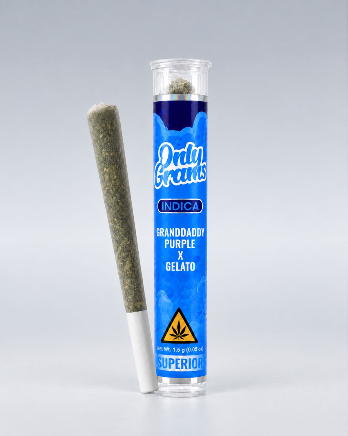 Superior Pre-Roll 50% - Granddaddy Purple x Gelato 1,5g - OnlyGrams