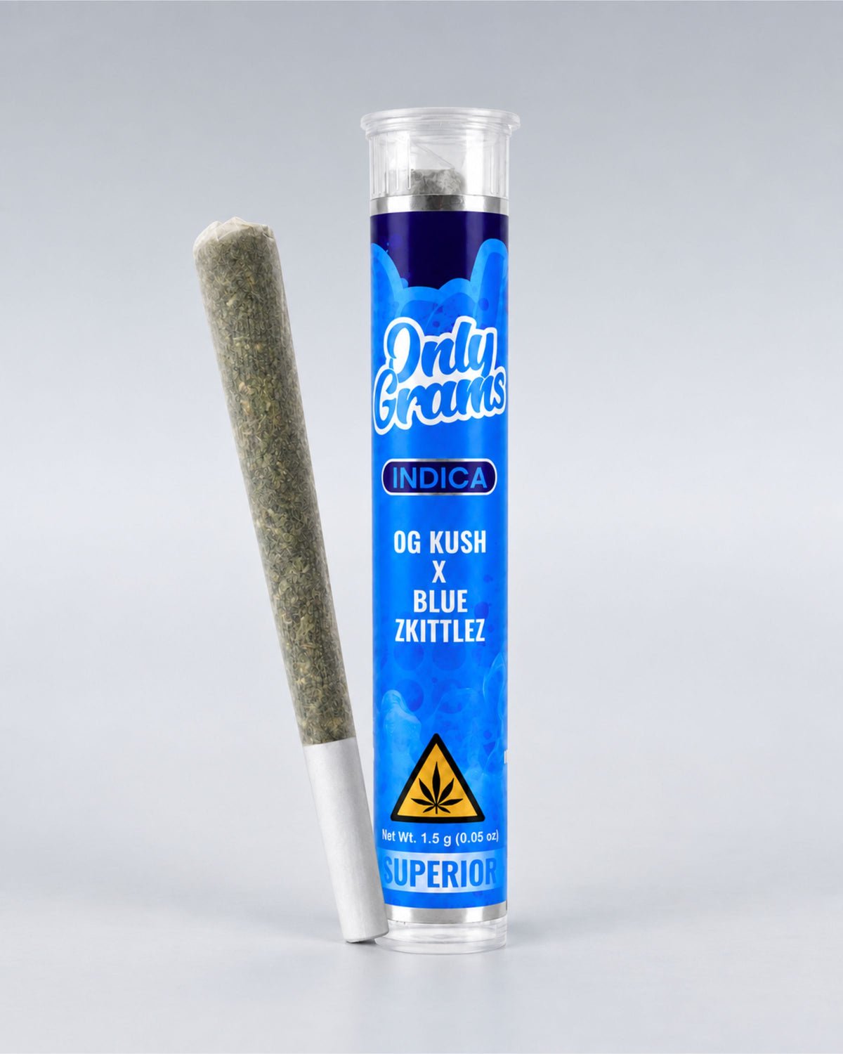 Superior Pre-Roll 50% - OG Kush x Blue Zkittlez 1,5g - OnlyGrams