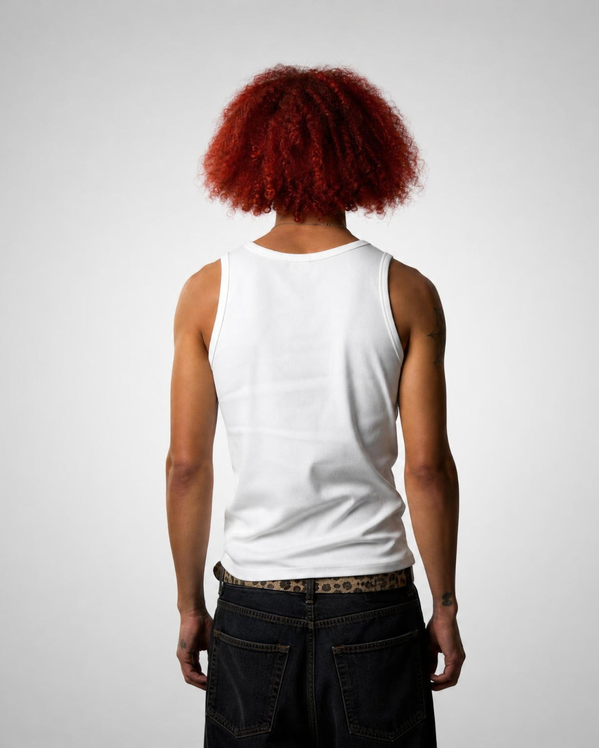 Slim Fit Tanktop – Weiß - OnlyGrams