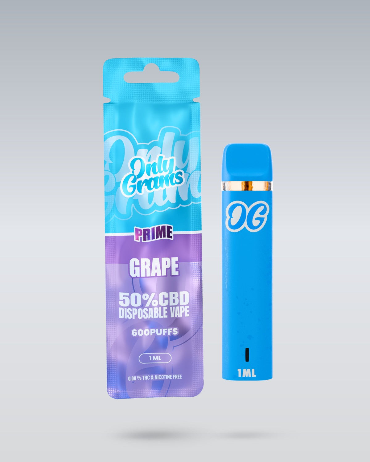 Grape CBD Vape 50% CBD - OnlyGrams