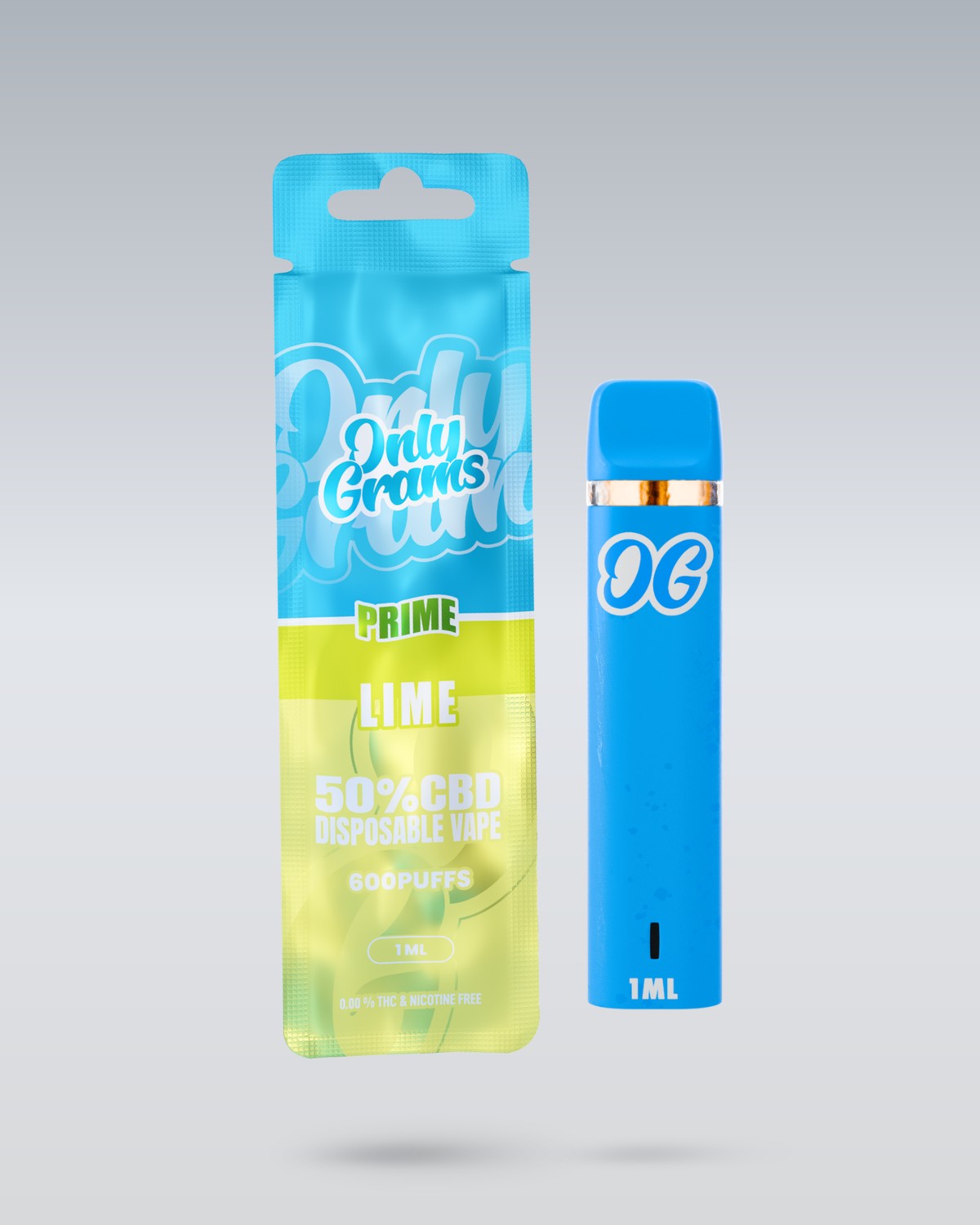 Lime CBD Vape 50% CBD - OnlyGrams