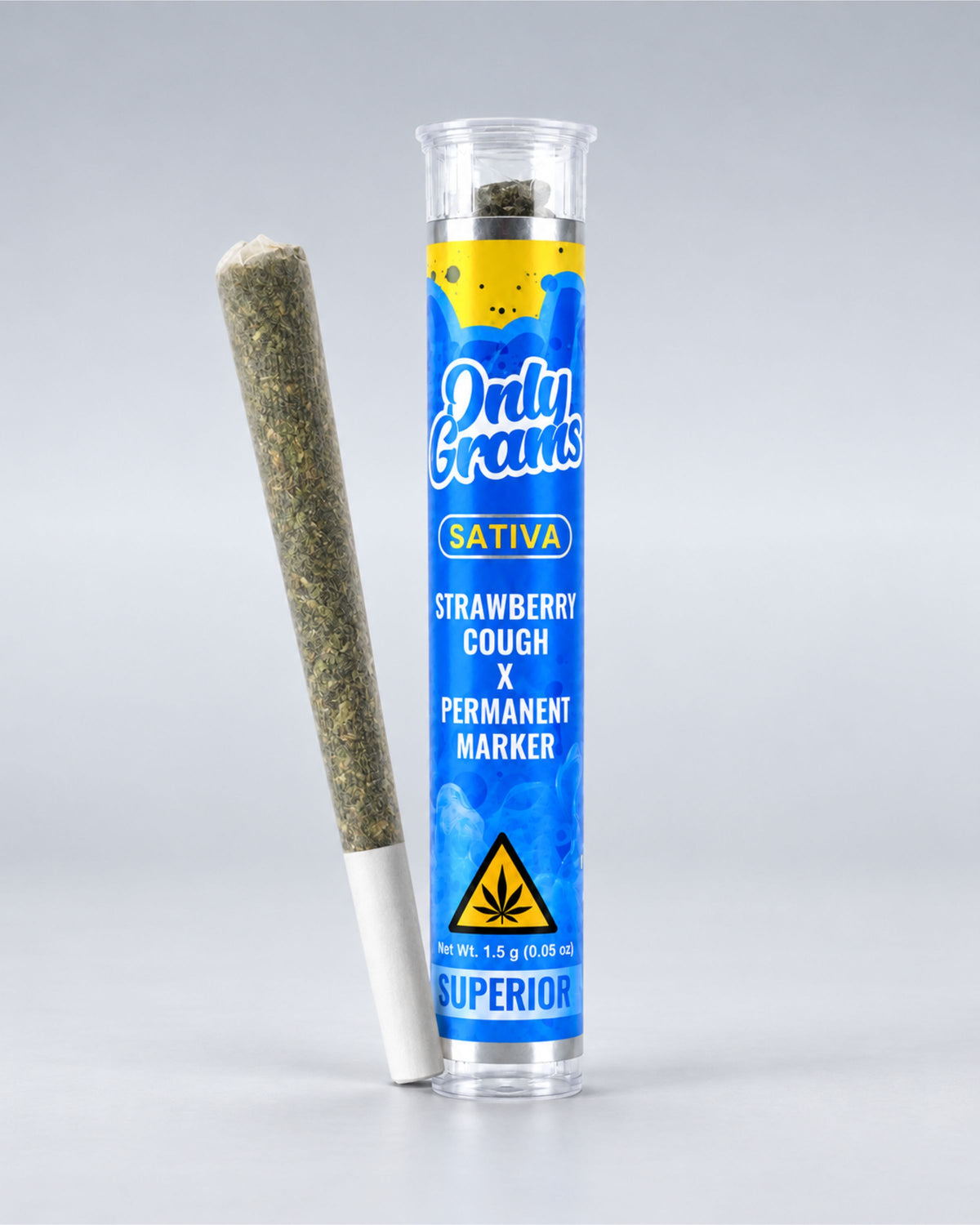 Superior Pre-Roll 50% - Strawberry Cough x Permanent Marker 1,5g - OnlyGrams