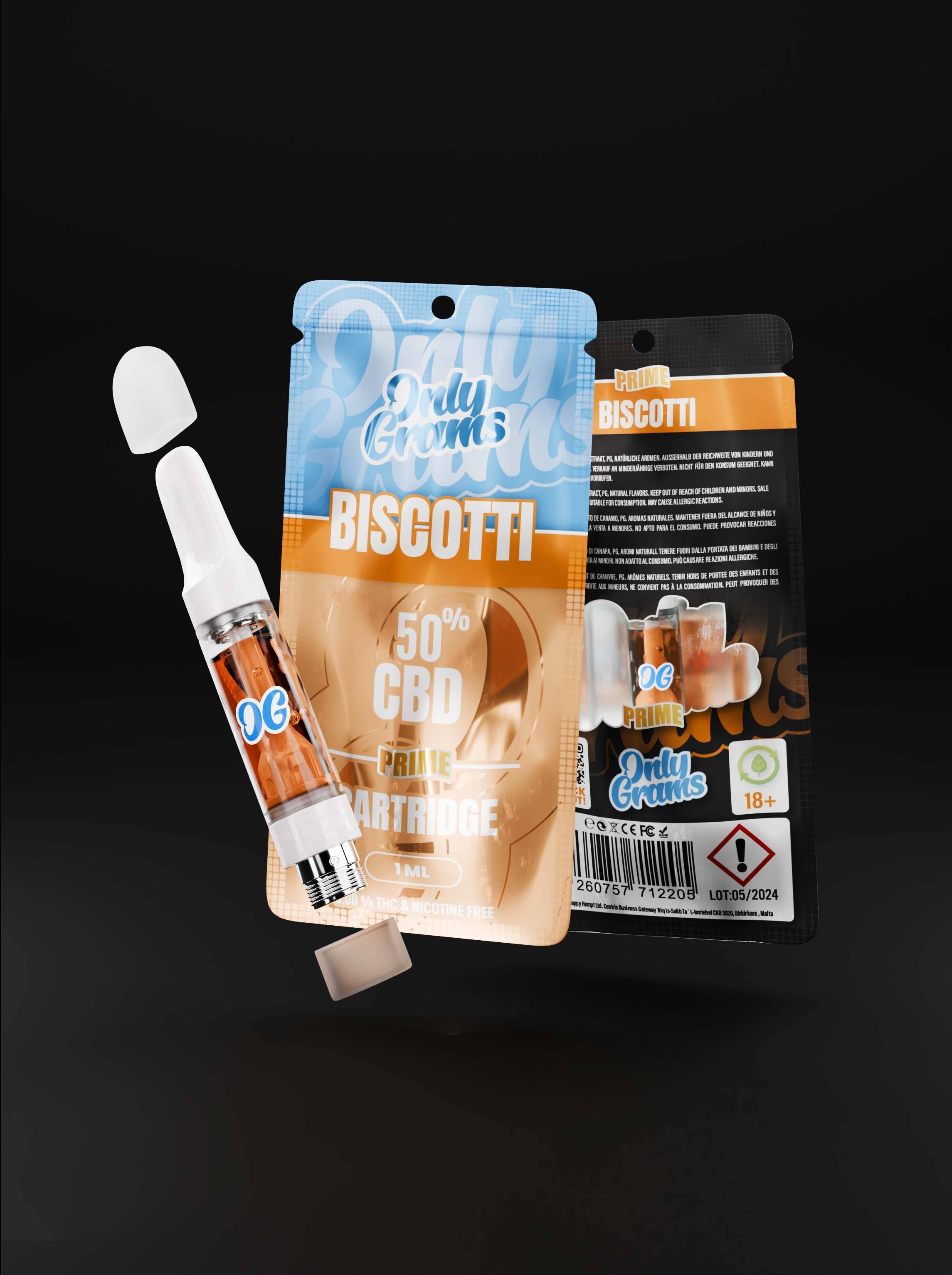 Biscotti CBD Kartusche - OnlyGrams