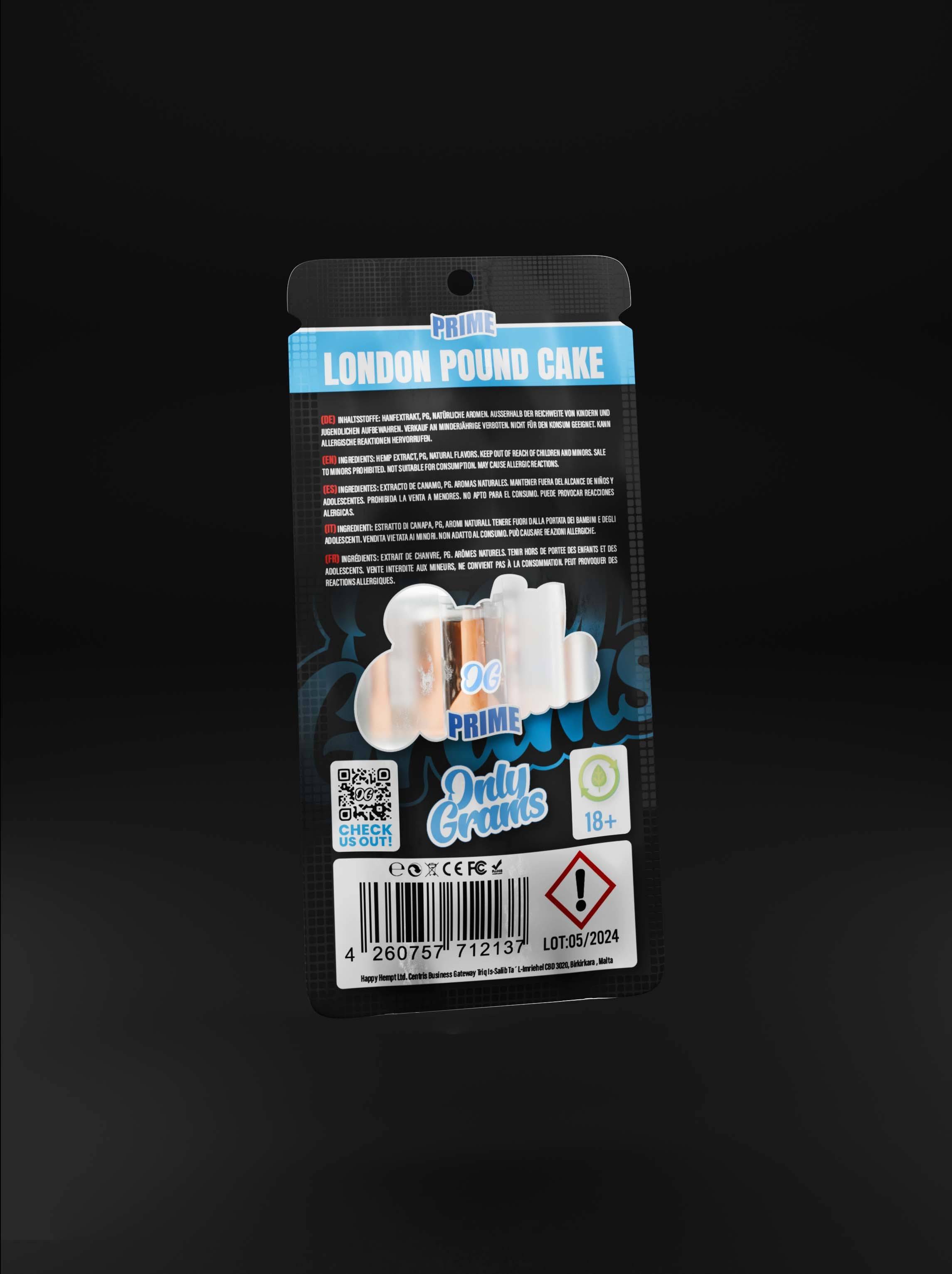 London Pound Cake CBD Kartusche - OnlyGrams