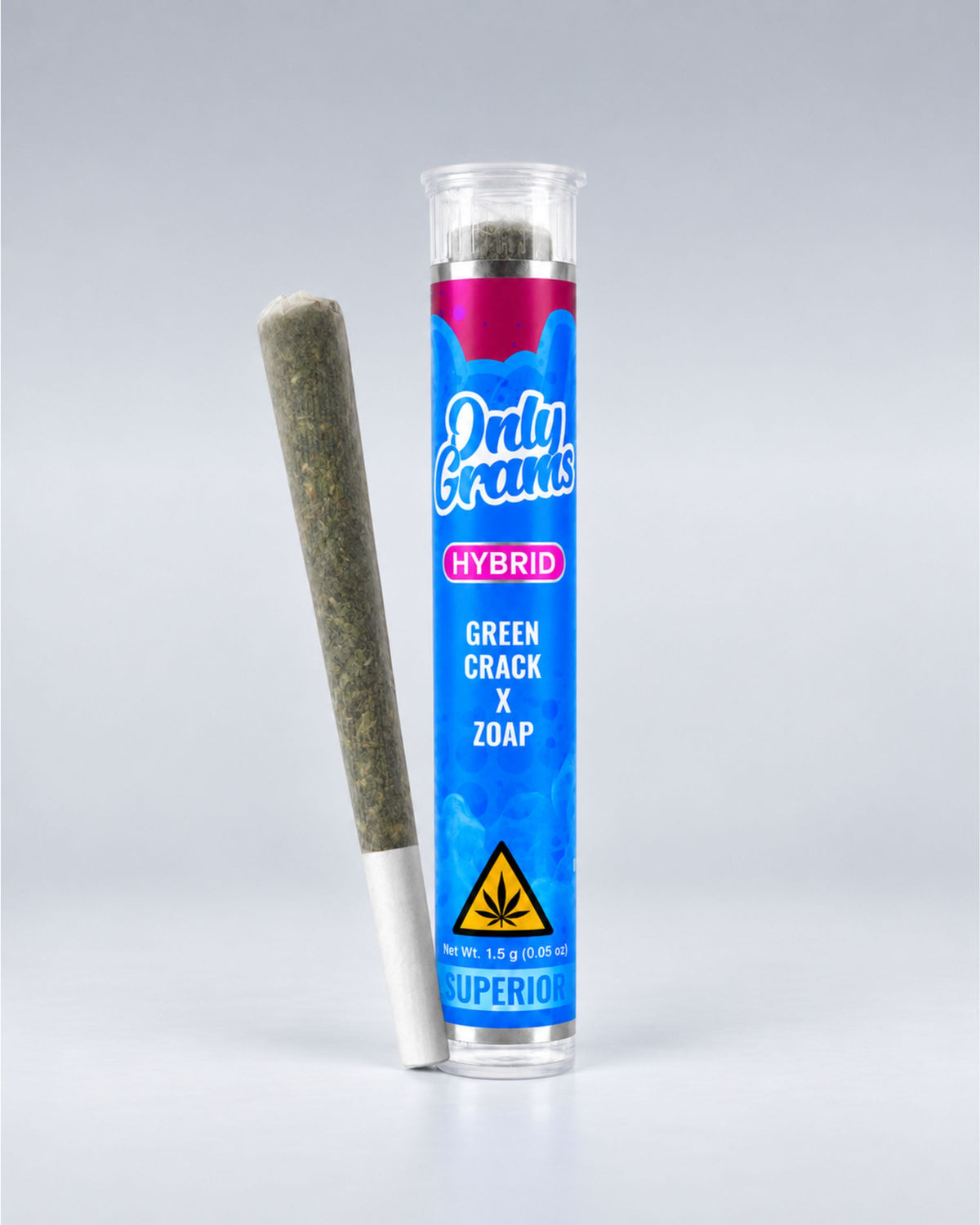 Superior Pre-Roll 50% - Green Crack x Zoap 1,5g - OnlyGrams