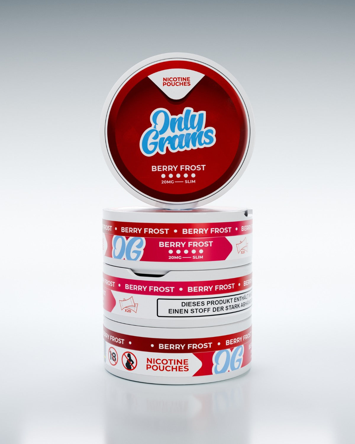 Berry Frost Nicotine Pouches – 20 mg - OnlyGrams