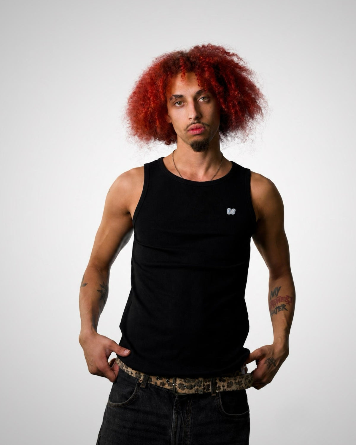 Slim Fit Tanktop – Schwarz - OnlyGrams