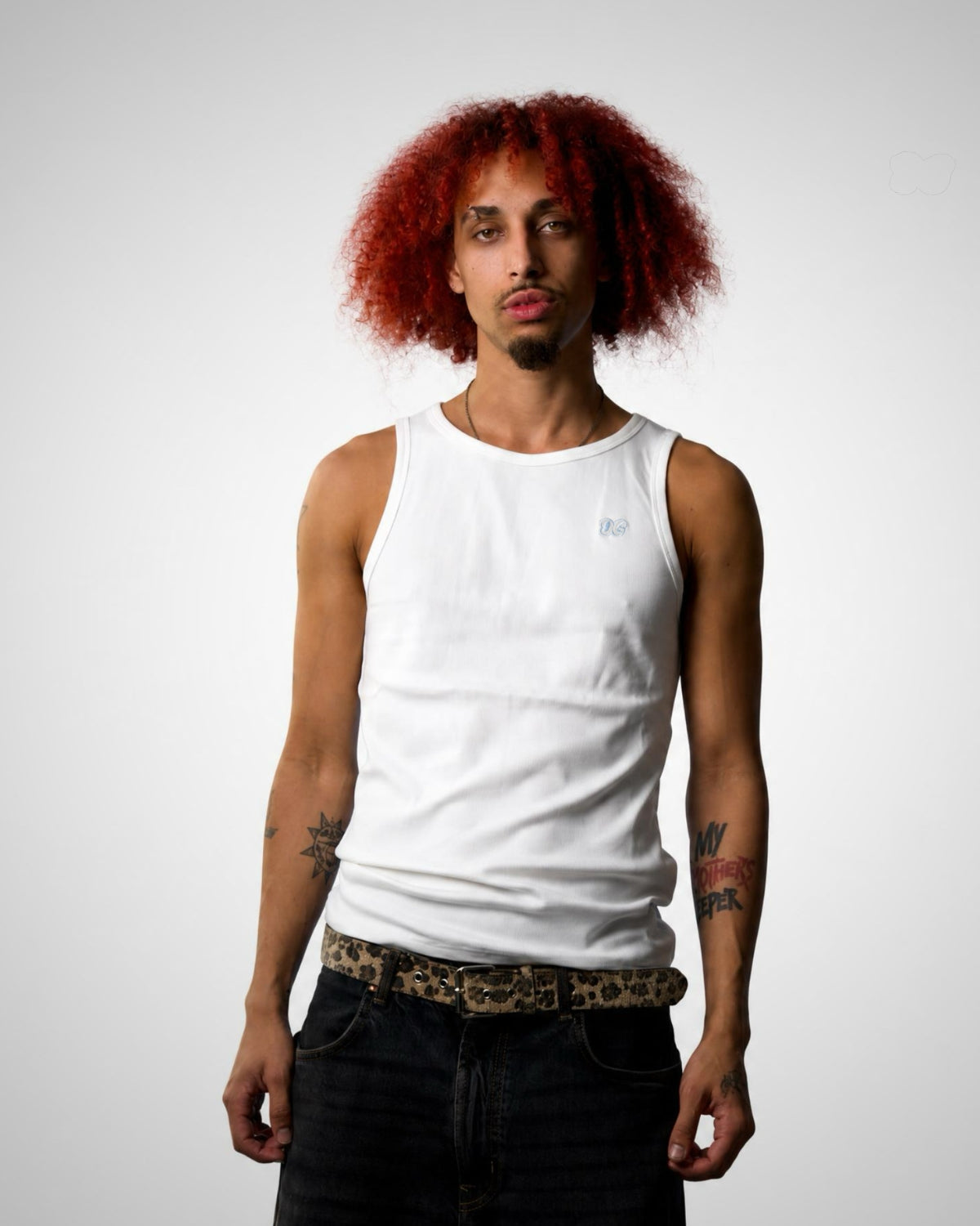 Slim Fit Tanktop – Weiß - OnlyGrams