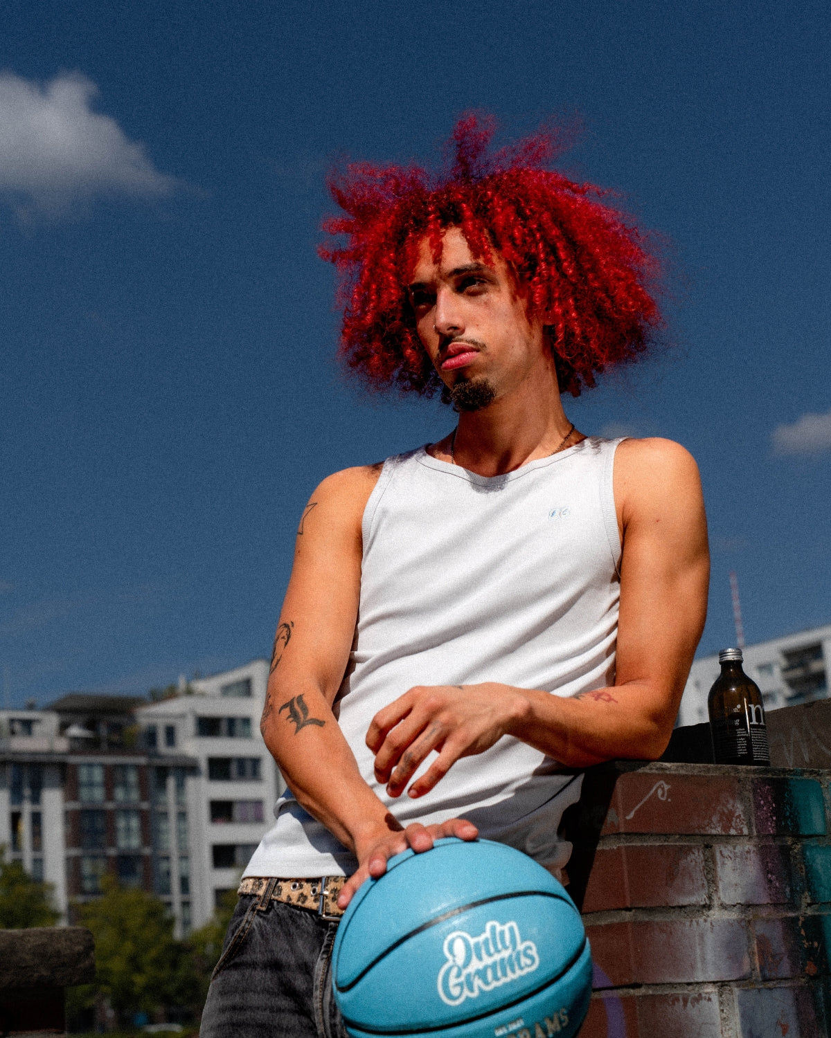 Slim Fit Tanktop – Weiß - OnlyGrams
