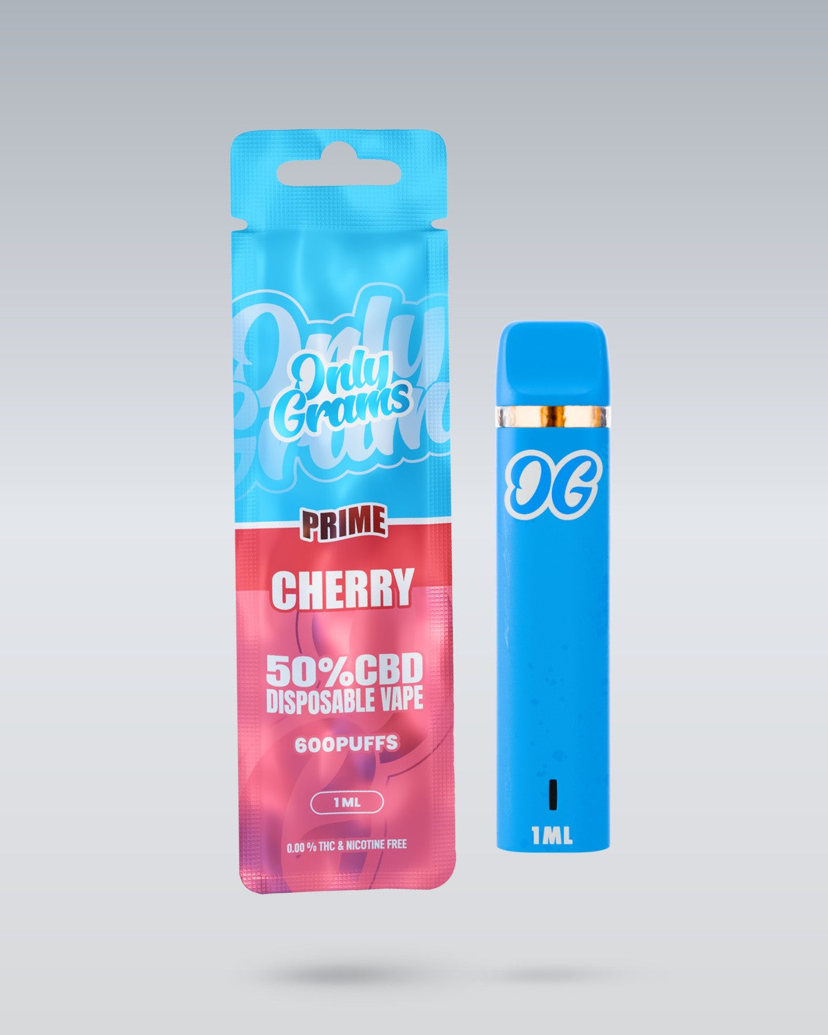 Cherry CBD Vape 50% CBD - OnlyGrams