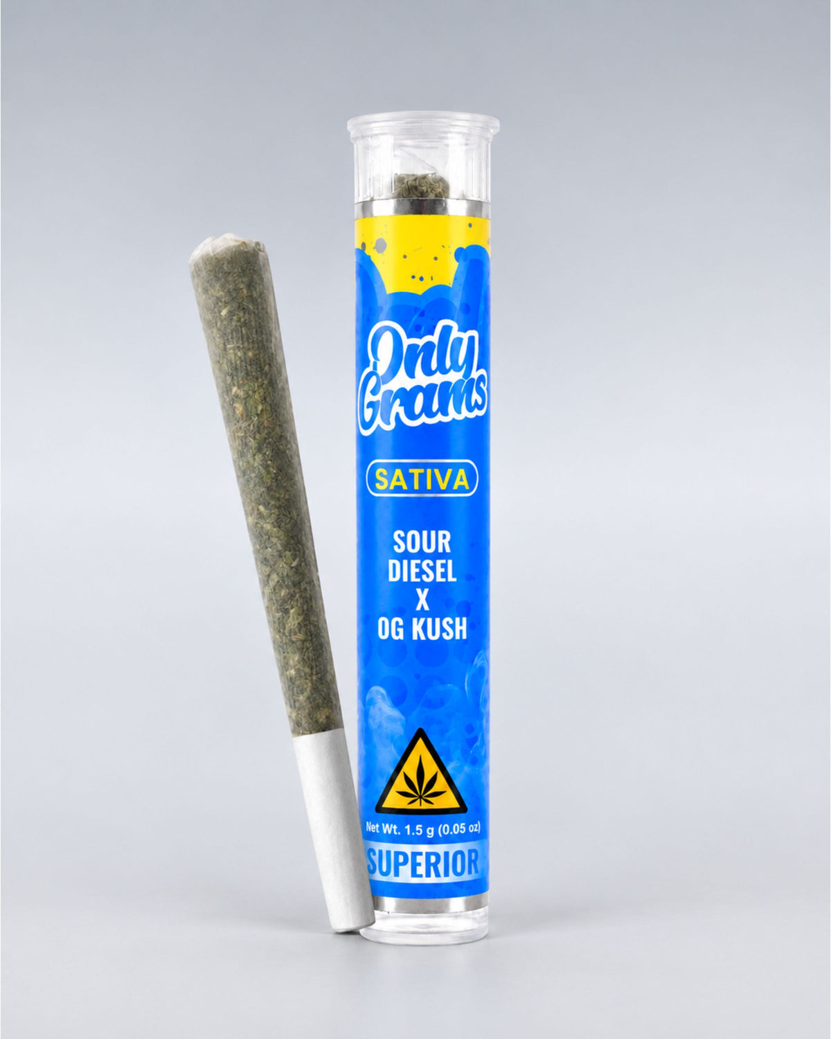 Superior Pre-Roll 50% - Sour Diesel x OG Kush 1,5g - OnlyGrams