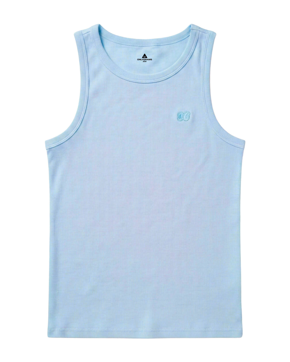 Slim Fit Tanktop – Baby Blau - OnlyGrams